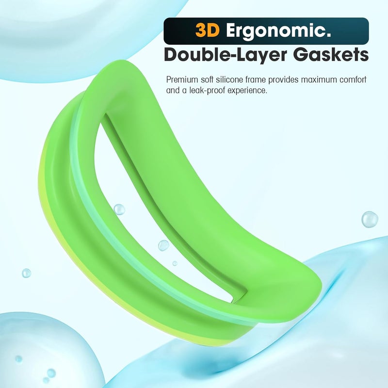 Braylin Swim Goggles, 2-Pack Swimming Goggles, Anti Fog, No Leaking For Adult Women Men Youth - Image 4